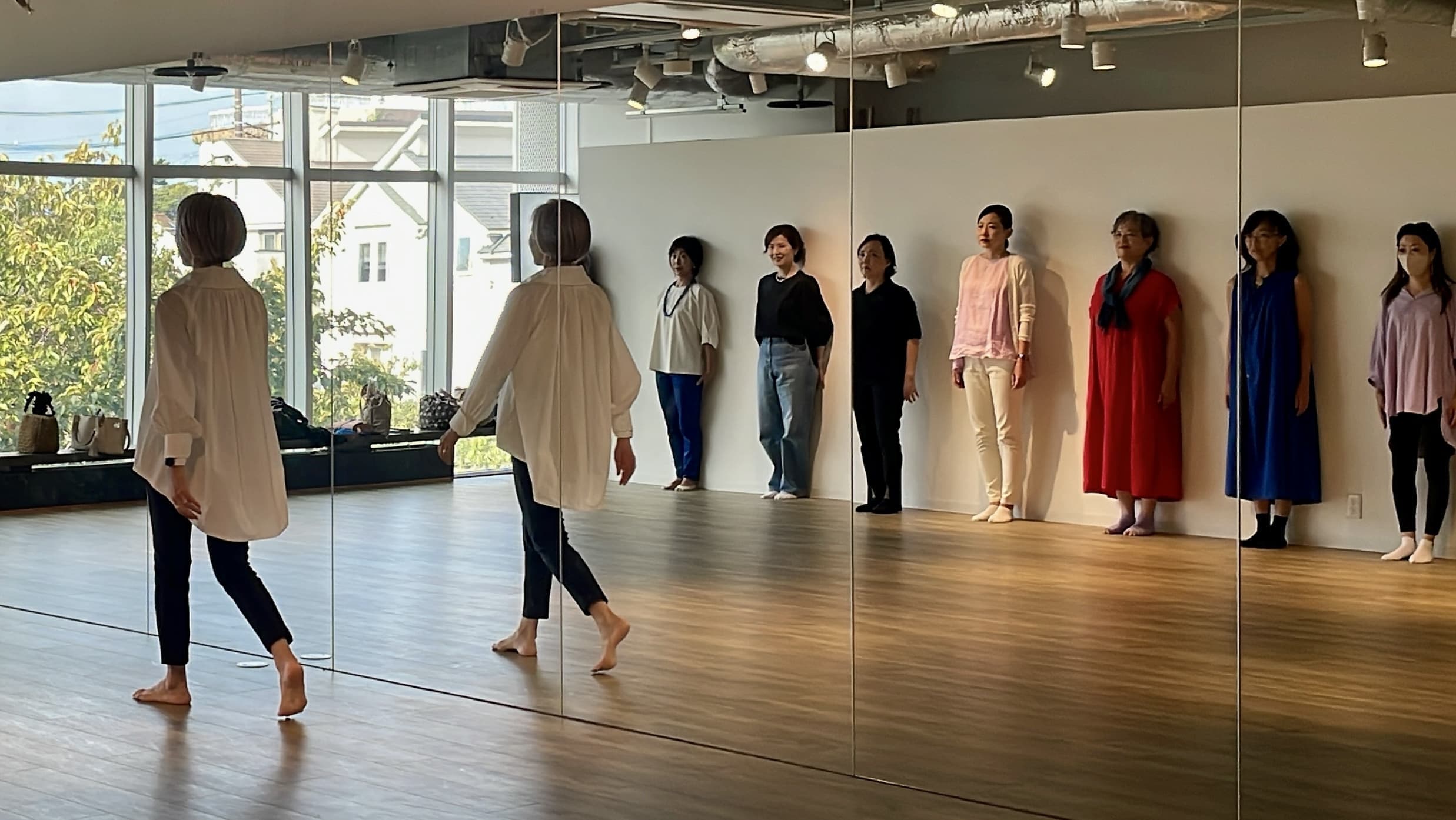 歩き方のデモンストレーション